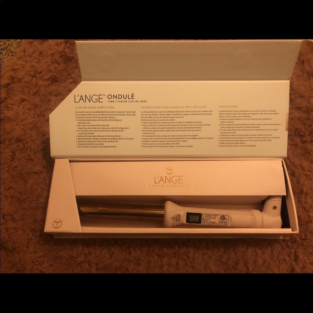L’ANGE curling iron. Brand new.